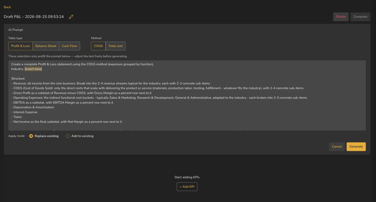 Screenshot 2.7.2 from Financial Reporting.